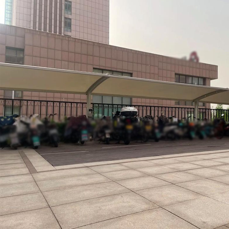 墨竹工卡县膜结构电动车棚