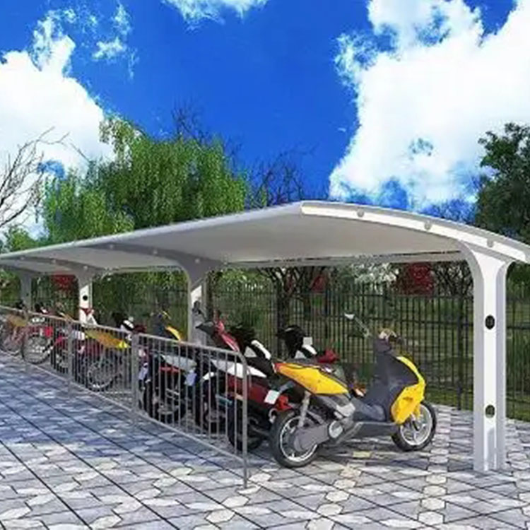 墨竹工卡县膜结构电动车棚